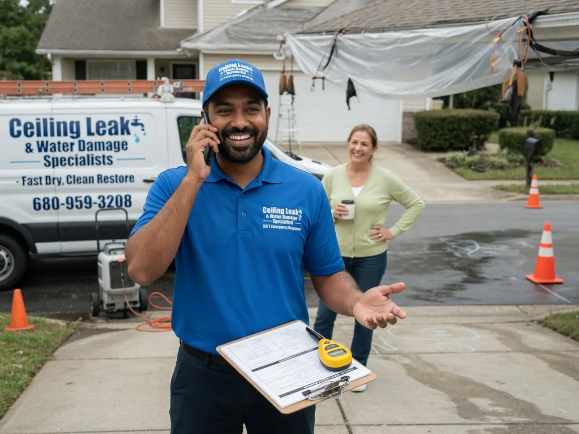 Ceiling Leak Cleanup Valley Bend, WV FAQs